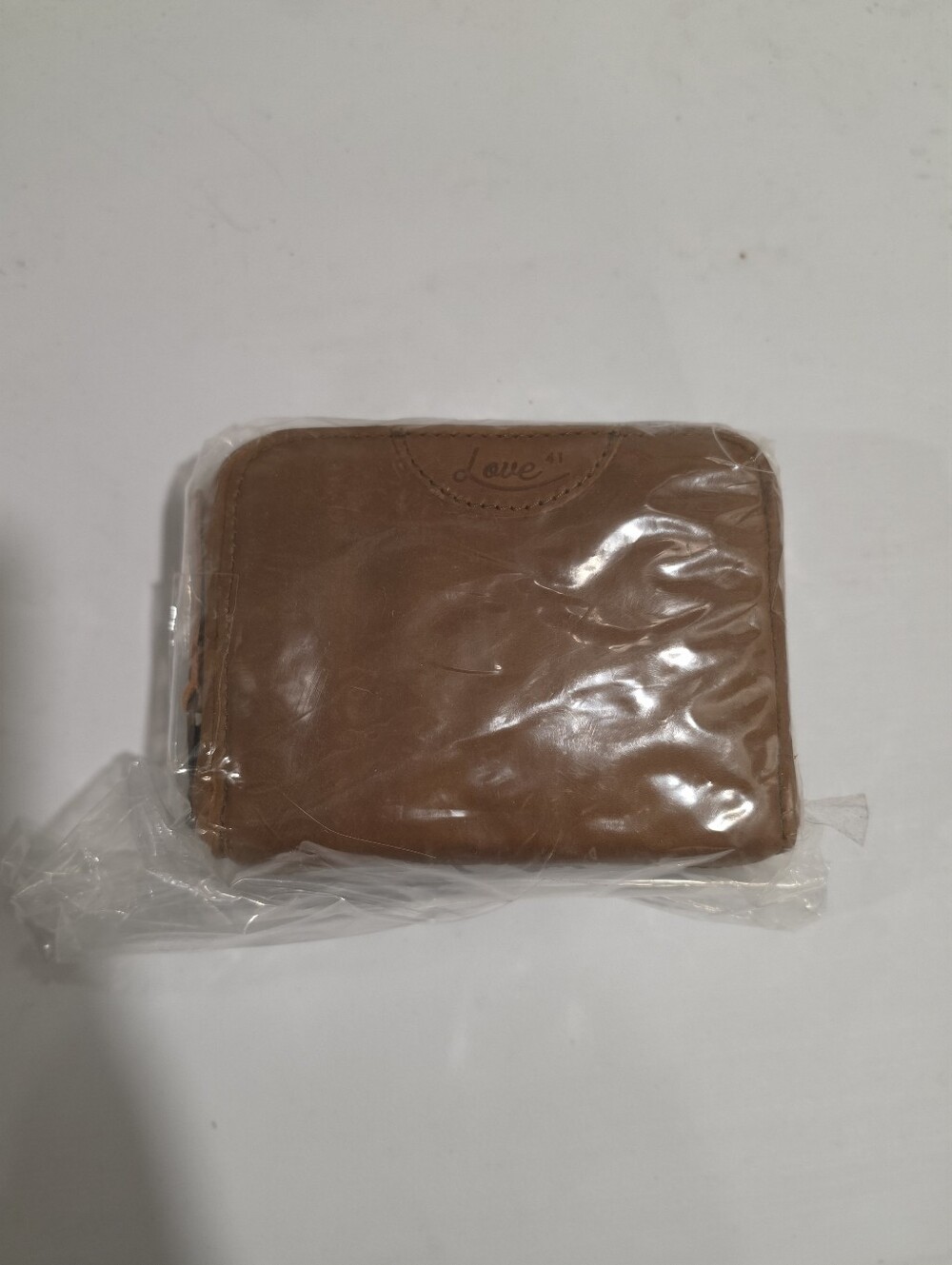 Love41 Accordian Wallet -Retired- Tobacco